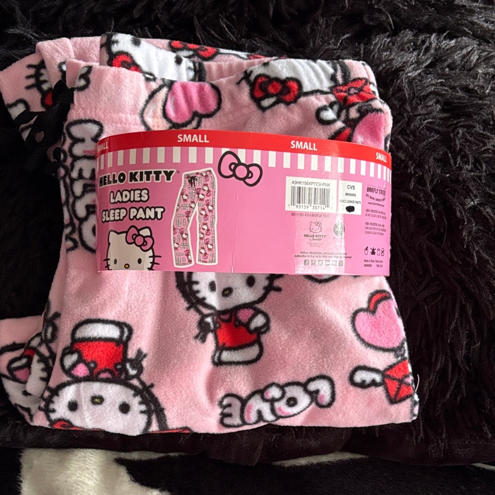 Hello Kitty Pink Sleep Pants with Character Prints